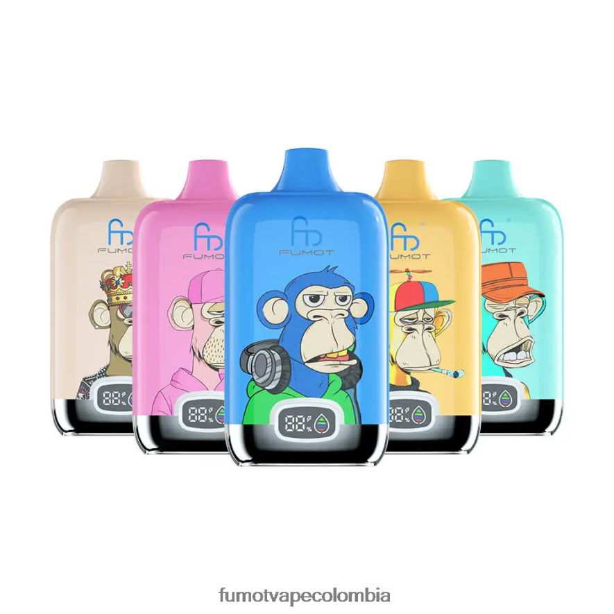 Fumot vape Colombia - 12000 cápsulas de vapeo desechables - 20 ml (1 pieza) limonada de bayas Fumot Digital Box 66880J113
