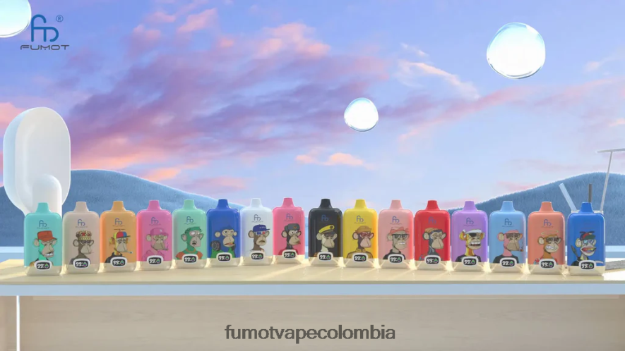 Fumot vape Colombia - 12000 cápsulas de vapeo desechables - 20 ml (1 pieza) limonada de bayas Fumot Digital Box 66880J113