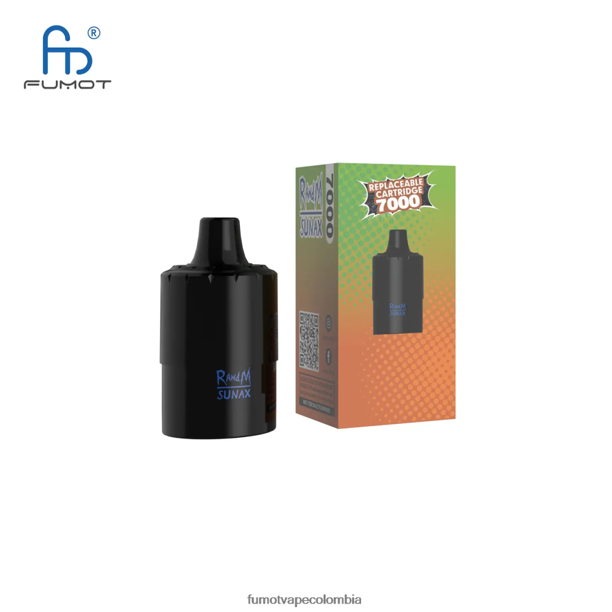 Fumot vape sabores - Cartucho de vapeo reemplazable 7000 (1 pieza) bayas mixtas Fumot Sunax 66880J490