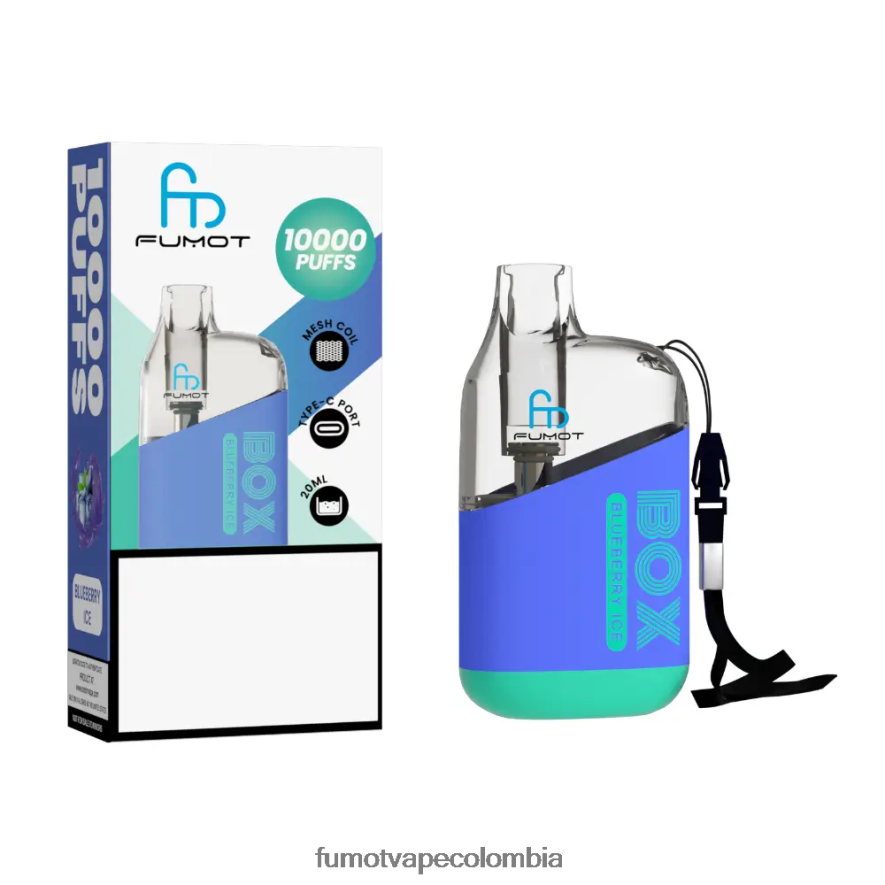 Fumot review - Caja de 10000 vape pods desechables - 20 ml (1 pieza) uva fresa Fumot Tornado 66880J366