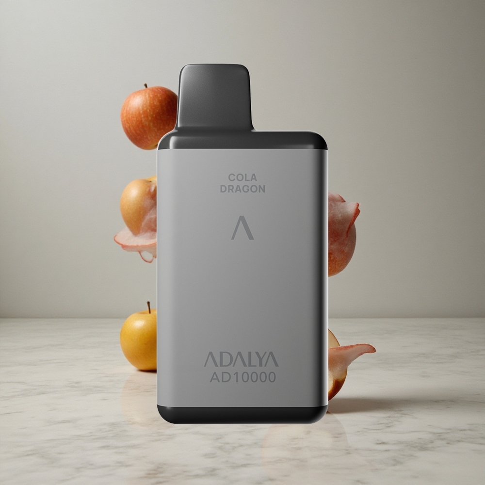 Adalya AD 10000 Puffs Desechable Vape Las Dos Manzanas Gris Espacial