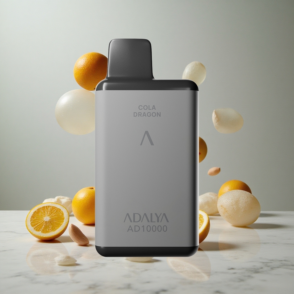 Adalya AD 10000 Puffs Desechable Vape Menta Gris Espacial Recargable USB-C