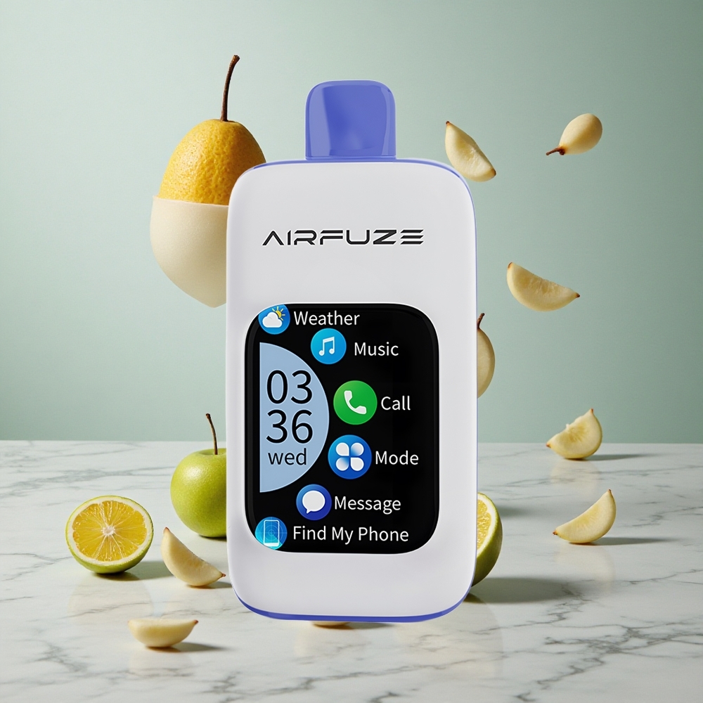 AirFuze Smart 30000 Puffs Pod Desechable Menta de Miami con Pantalla TFT Táctil de 2.01"