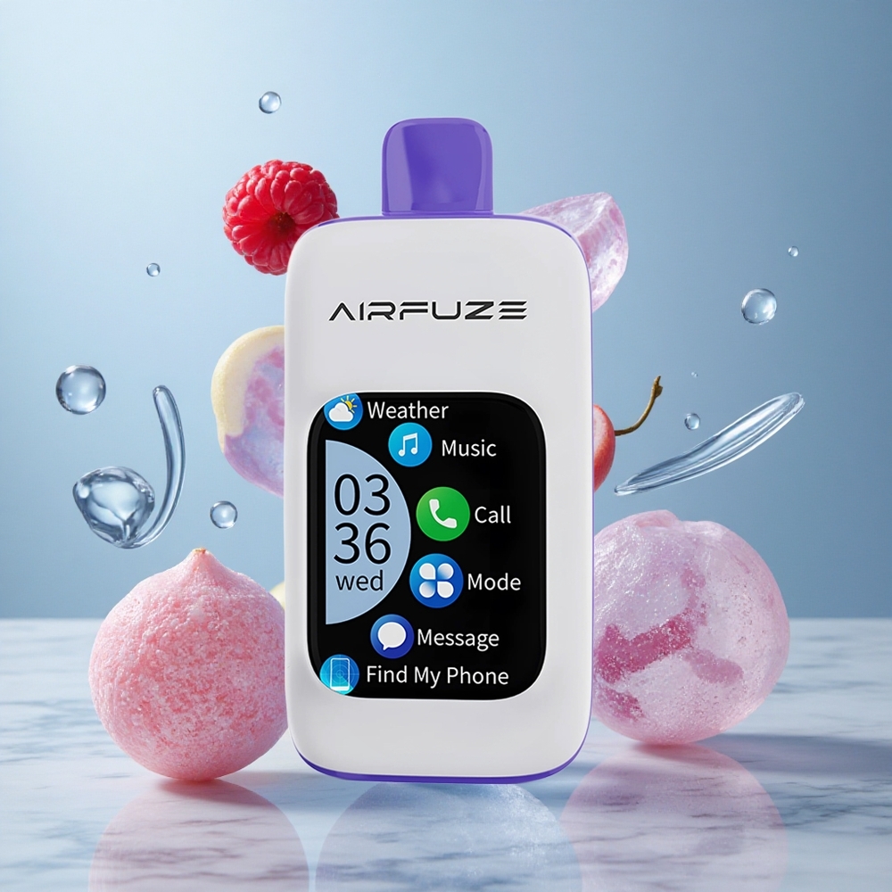 AirFuze Smart Pro 40000 Puffs Vape Desechable Frambuesa Azul Hielo con Integración Smartphone