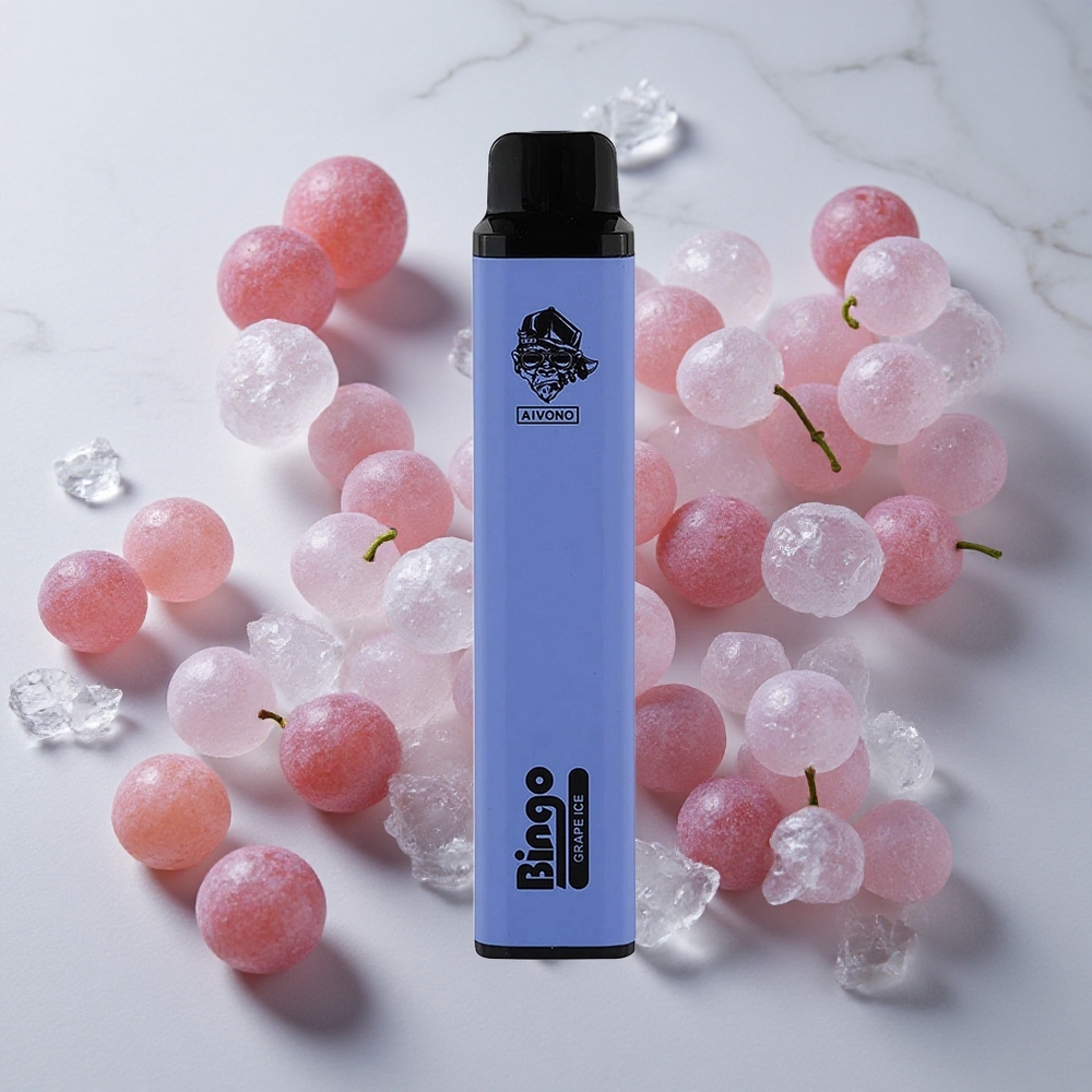 Aivono Aim Bingo 4000 Puffs Vape Desechable Uva Hielo 10mL Recargable