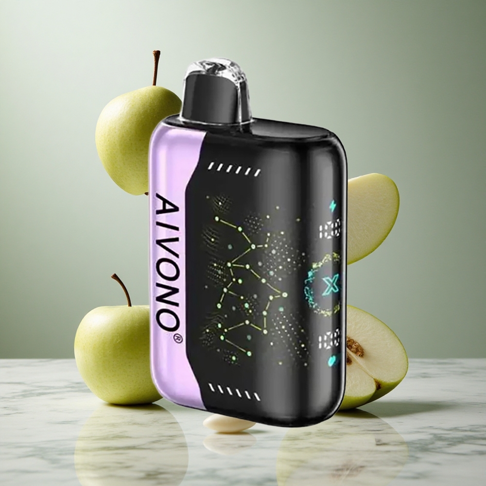 Aivono Aim Boom 25000 Puffs Manzana Verde Uva 28ml Capacidad de E-Líquido