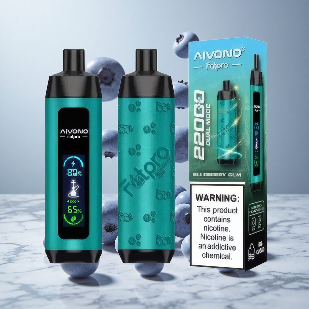 Aivono Aim Fatpro 22000 Puffs Arándano Azul 600mAh Recargable