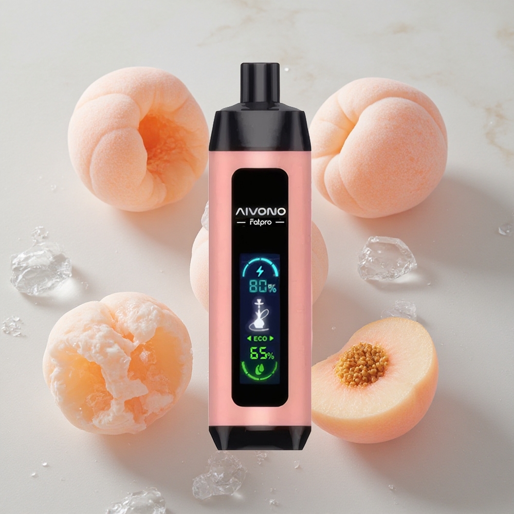 Aivono Aim Fatpro 22000 Puffs Melocotón Hielo 28ml E-líquido