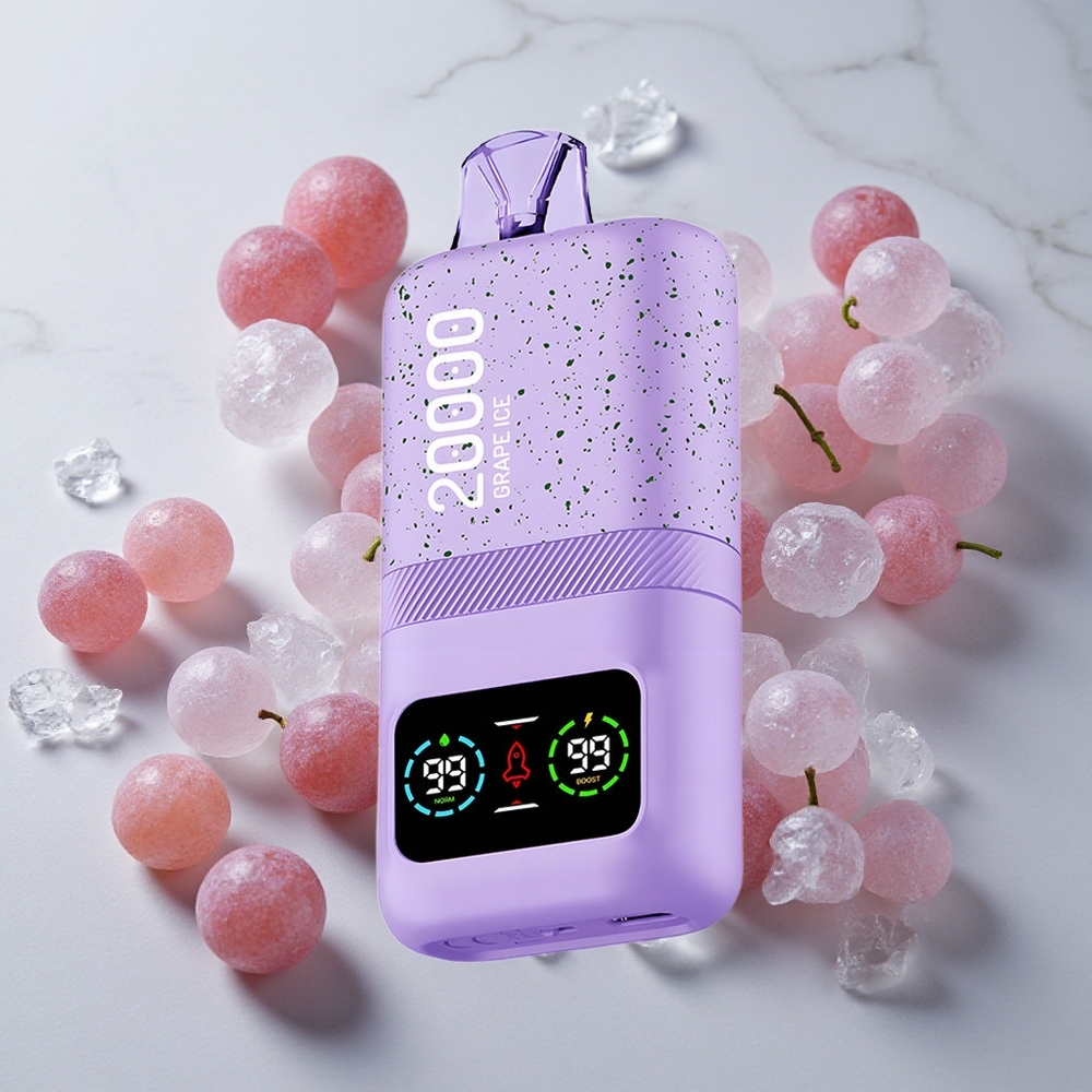Aivono Aim Magic 20000 Puffs Vapeador Desechable Hielo Uva con Pantalla LCD