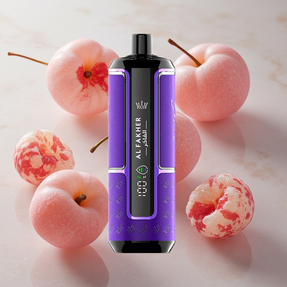 Al Fakher Crown Bar 15K Hipermax Desechable Kit de Vapeo Cherry Fiesta 22ml