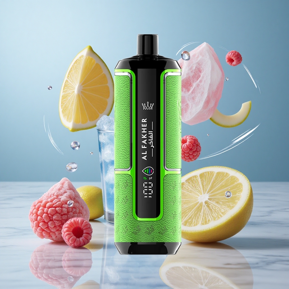 Al Fakher Crown Bar 15K Hypermax 22ml Desechable Vape Kit Blue Razz Limonada