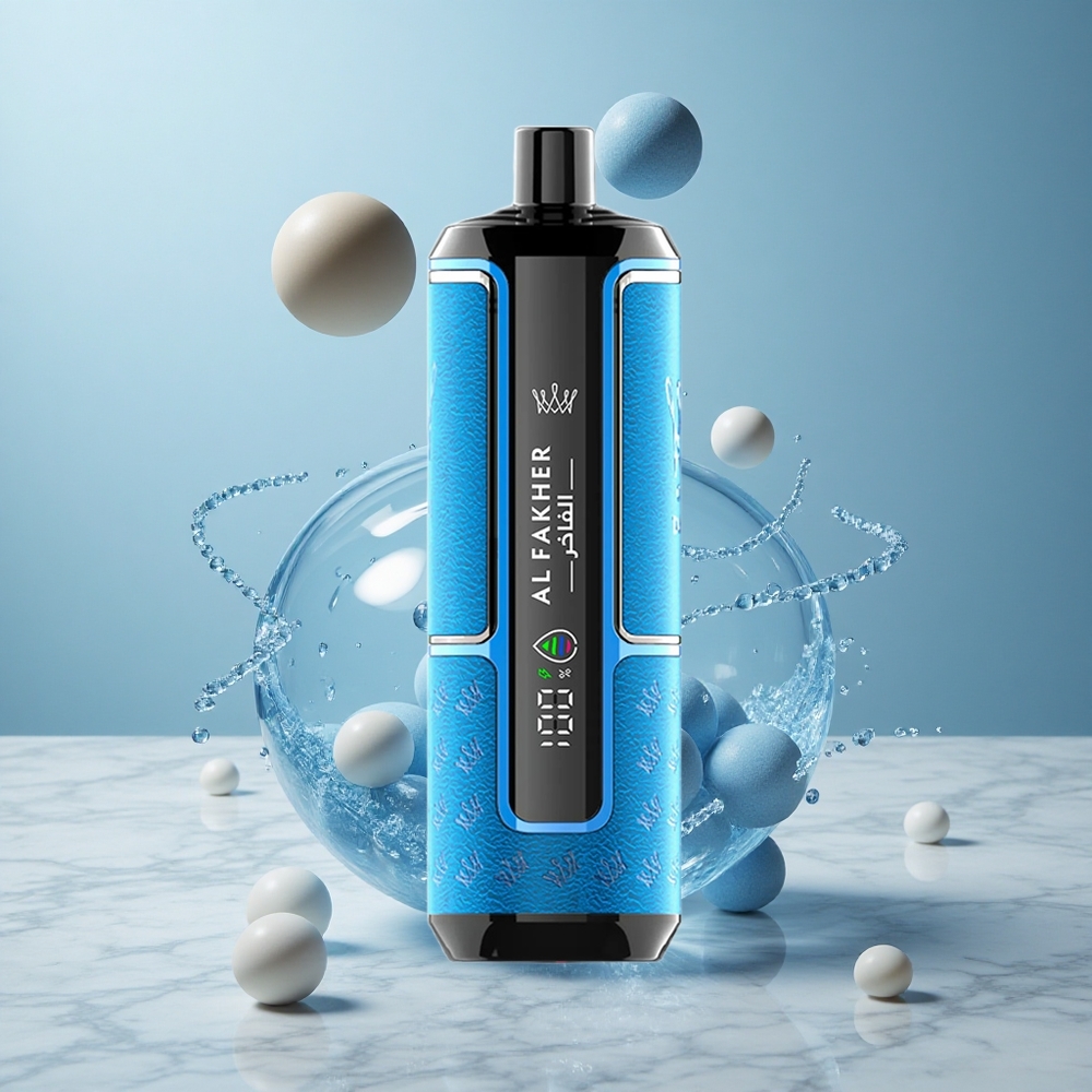 Al Fakher Crown Bar 15K Hypermax Vape Kit Desechable Océano Azul con 15.000 Puffs