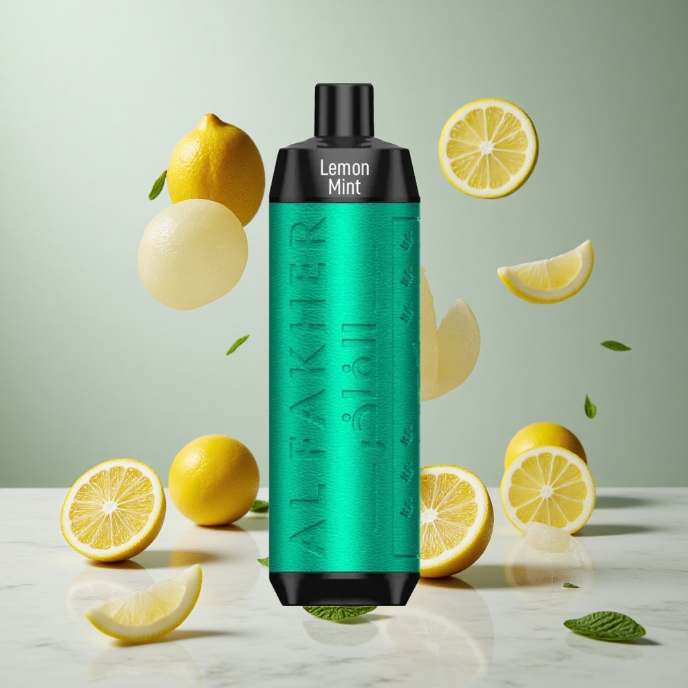 Al Fakher Crown Bar 8000 Limón Menta Desechable Crystal 18ml