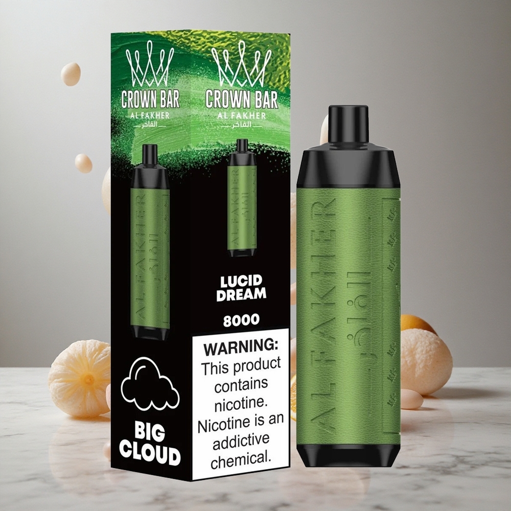 Al Fakher Crown Bar 8000 Sueño Lúcido Vape Desechable 8000 Puffs