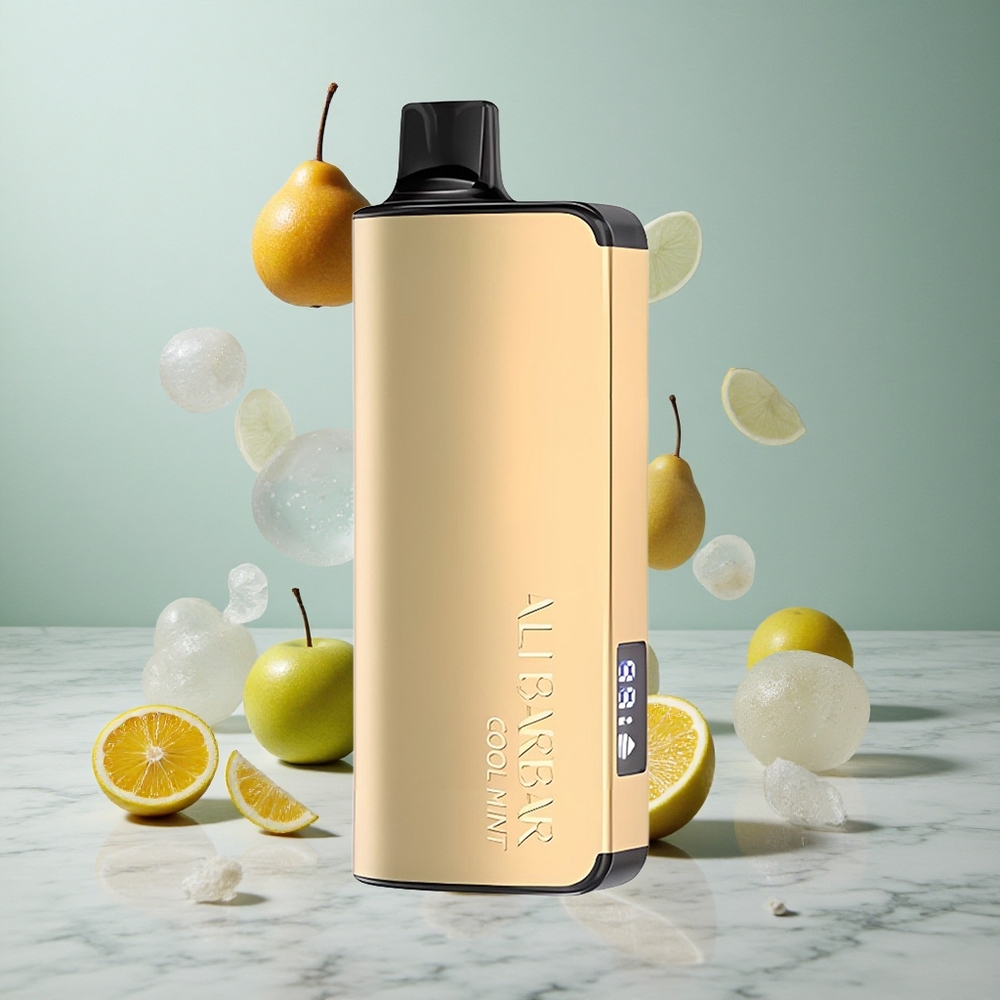 Alibarbar Ingot 9000 Puffs Vapeador Desechable Menta Refrescante Capacidad de Batería 2350mah