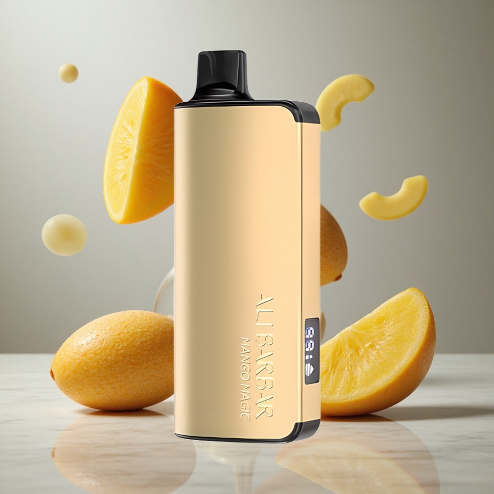 Alibarbar Ingot 9000 Puffs Vaporizador Desechable Mango Mágico 22ml Capacidad de E-líquido