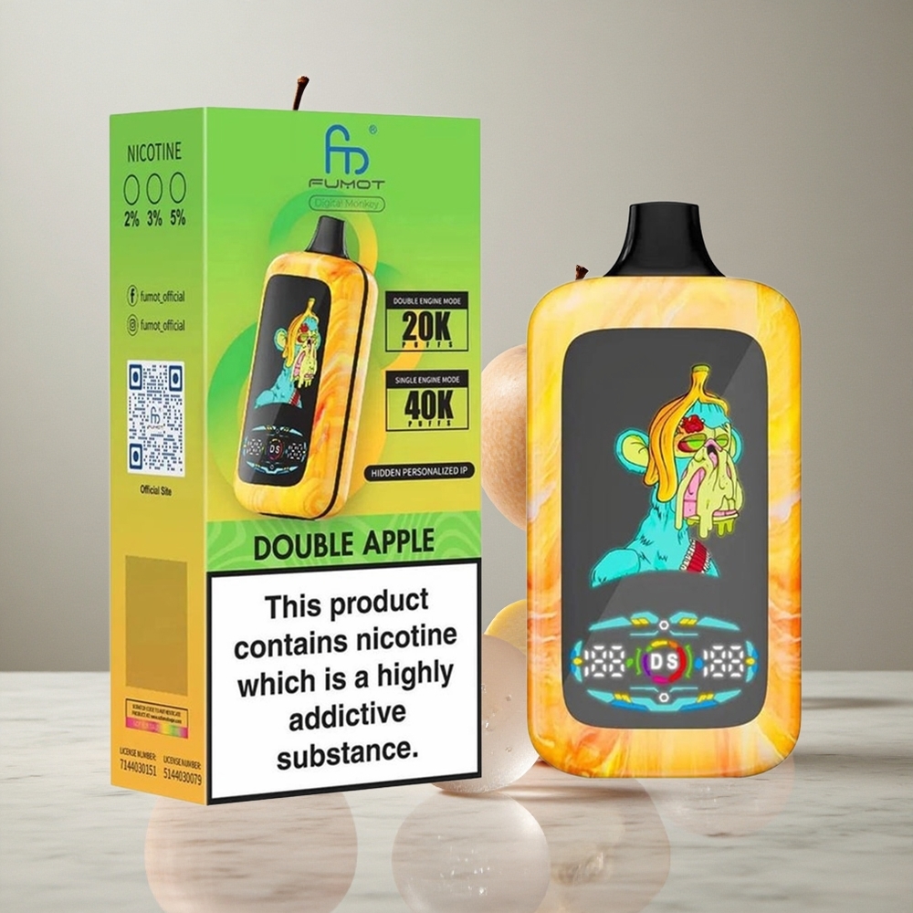 Fumot Digital Monkey 40000 Puffs Doble Manzana Vape Desechable