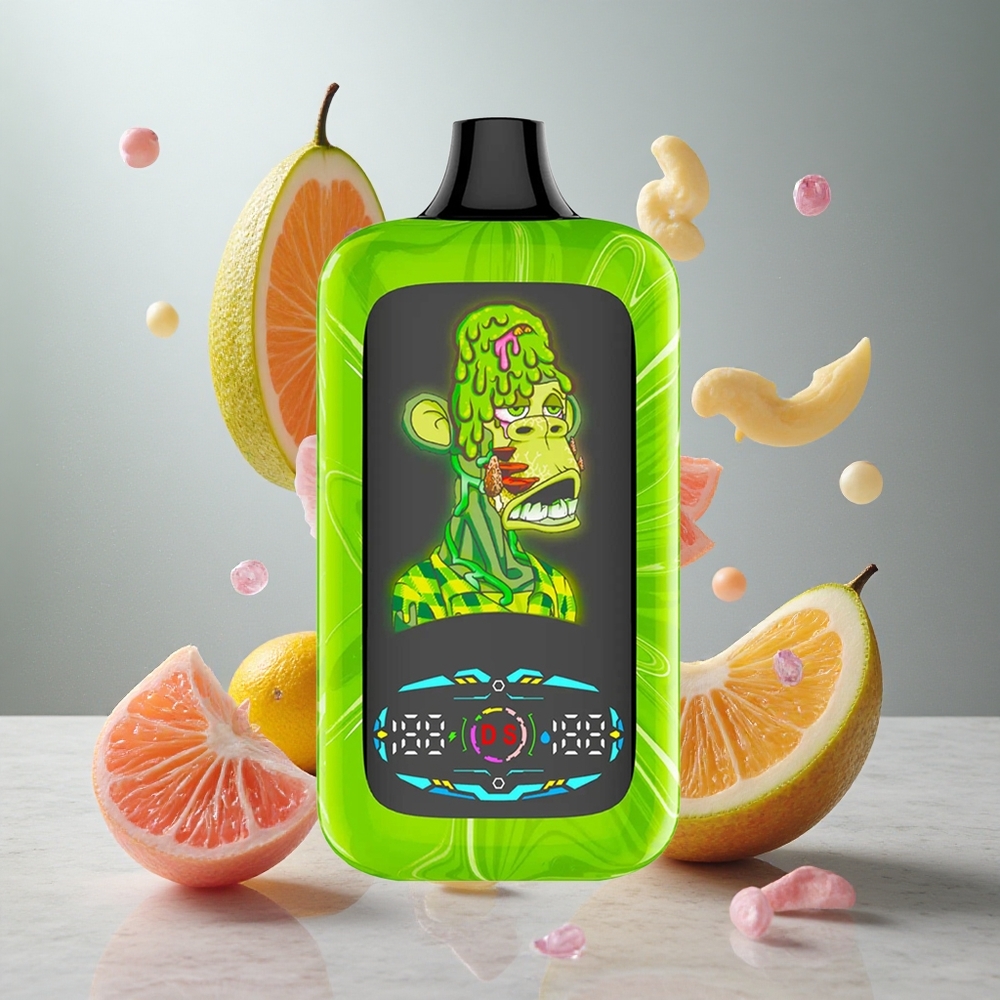 Fumot Digital Monkey 40000 Puffs Vape Desechable Arcoíris Tropical Blast Dual Mesh Coil