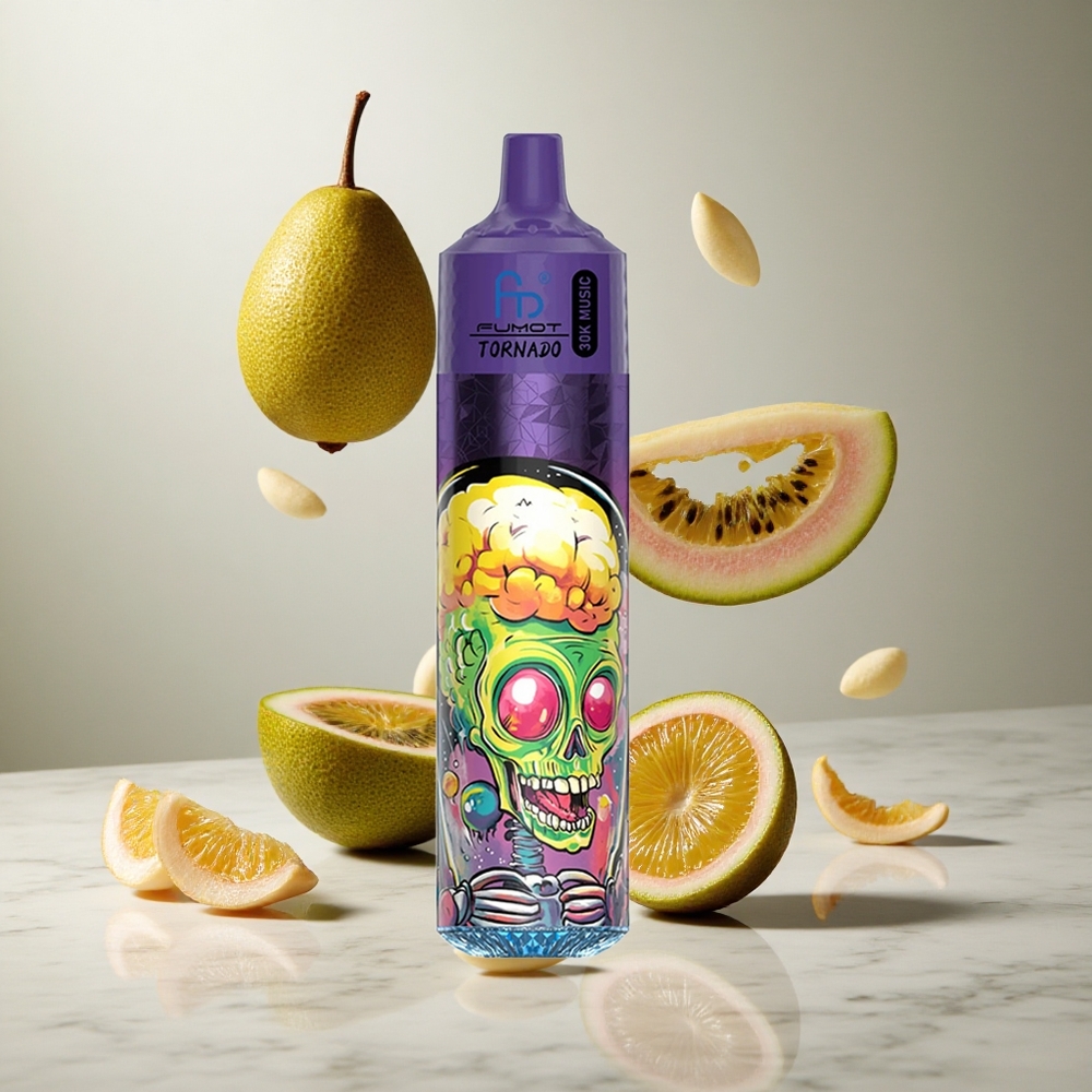 Fumot RandM Tornado 30000 Puffs Vape Desechable Kiwi Maracuyá Guayaba Capacidad de E-líquido: 30mL (prellenado)
