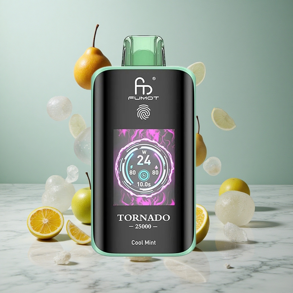Fumot Tornado 25000 Puffs Vape Menta Refrescante con Batería Recargable 700mAh