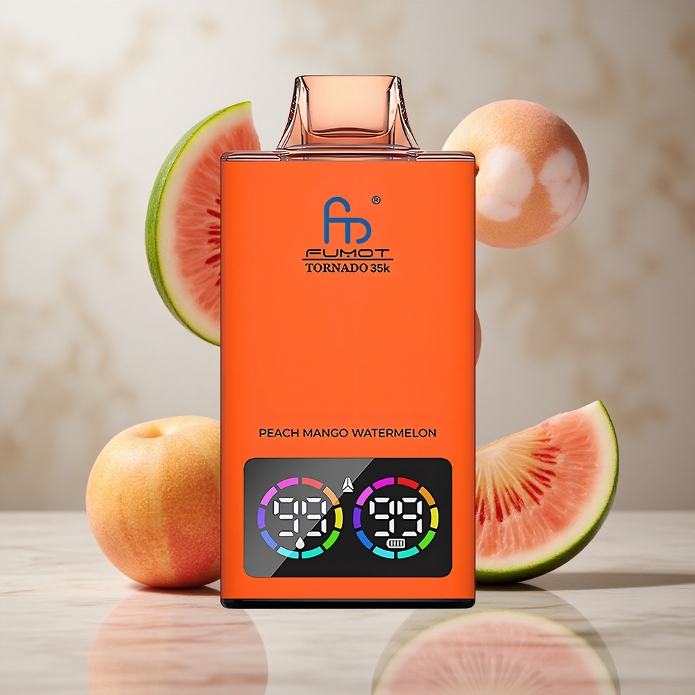 Fumot Tornado 35000 Recargable Rápida Vape Desechable Melocotón Mango Sandía