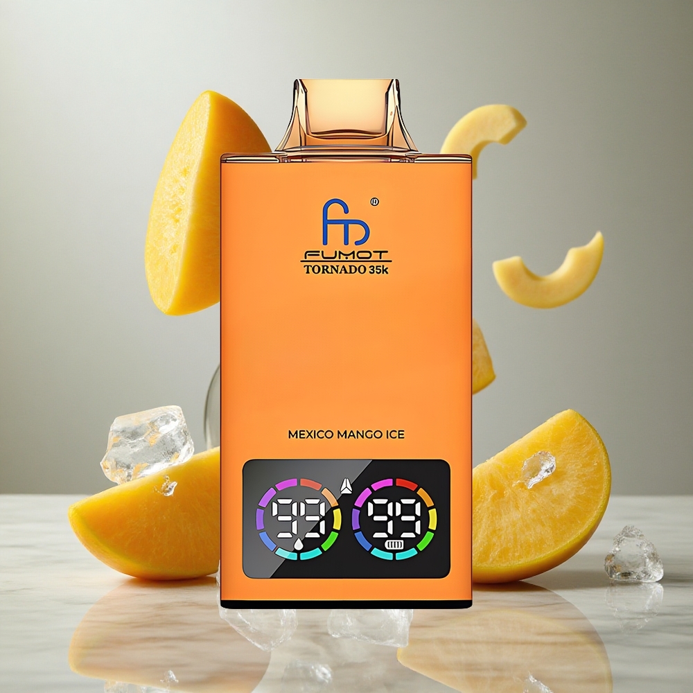 Fumot Tornado 35K 35000 Puffs Mango Hielo Dual Malla