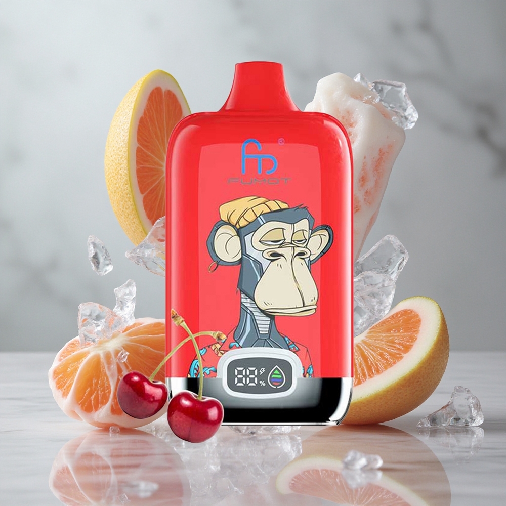 Fumot Tornado Digital Box 12000 Puffs Vape Helado Pop 20ml