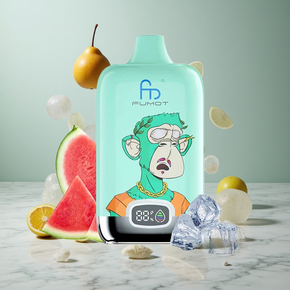 Fumot Tornado Digital Box 12000 Puffs Vape Menta Fresca con Batería Recargable 550mAh