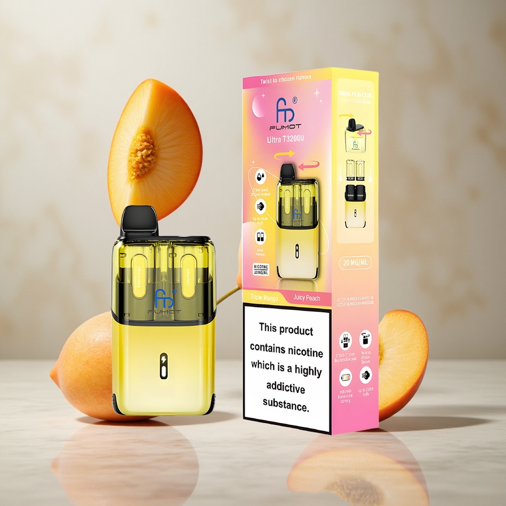 Fumot Ultra T32000 32000 Puffs Triple Mango - Melocotón Jugoso Vape Desechable