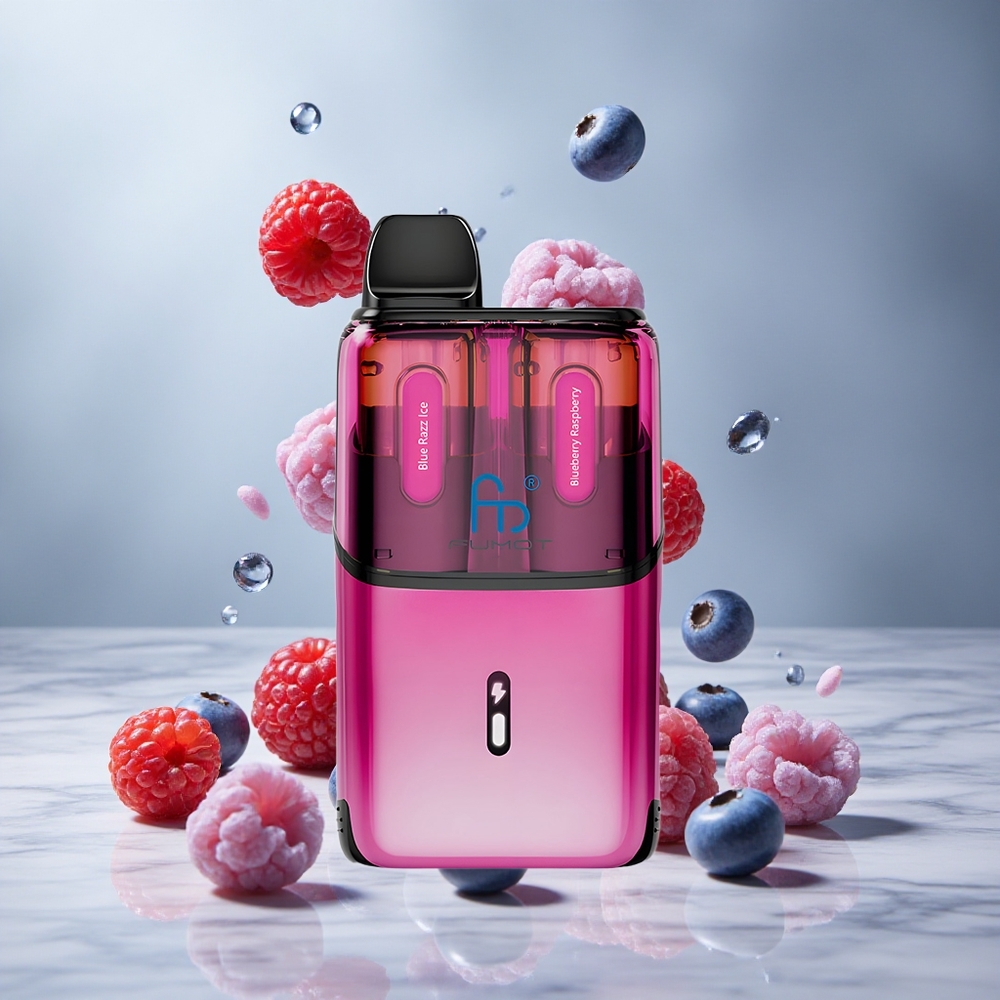 Fumot Ultra T32000 32000 Puffs Vape Desechable Blue Razz Ice - Arándano Frambuesa y 800mAh Batería