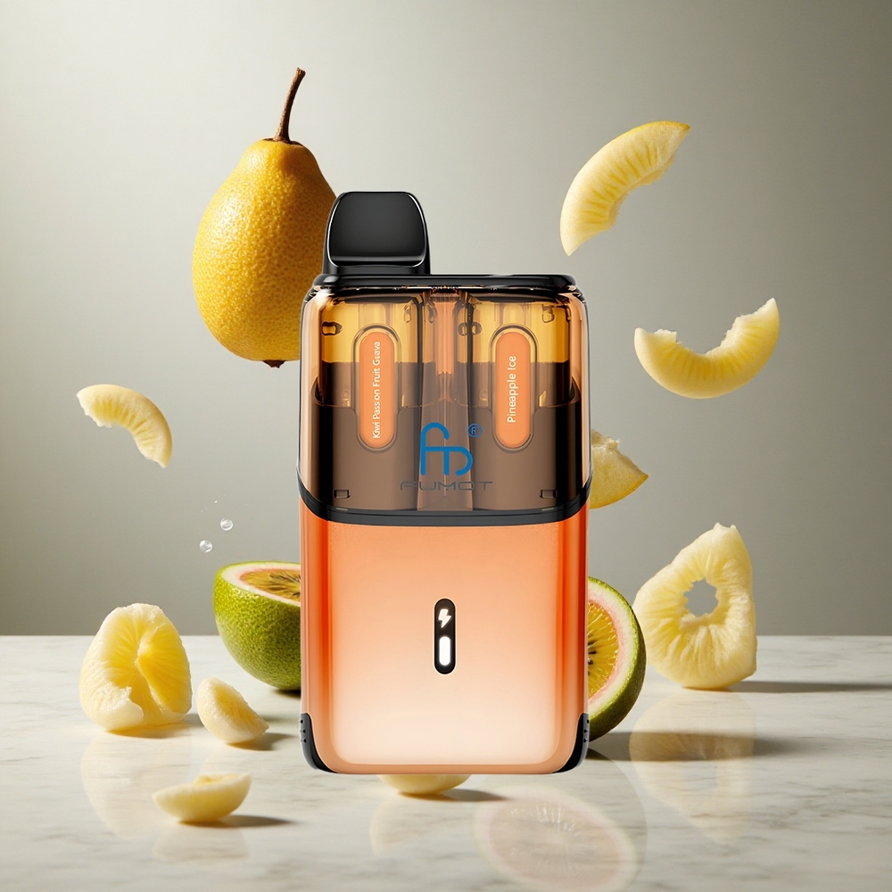 Fumot Ultra T32000 32000 Puffs Vape Desechable Kiwi Maracuyá Guayaba - Piña Hielo Carga Rápida Tipo-C