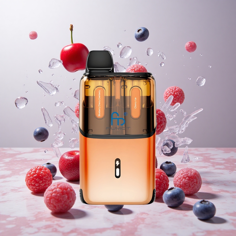 Fumot Ultra T32000 Vape Desechable 32000 Bocanadas Arándano Azul Cereza Cereza Helada