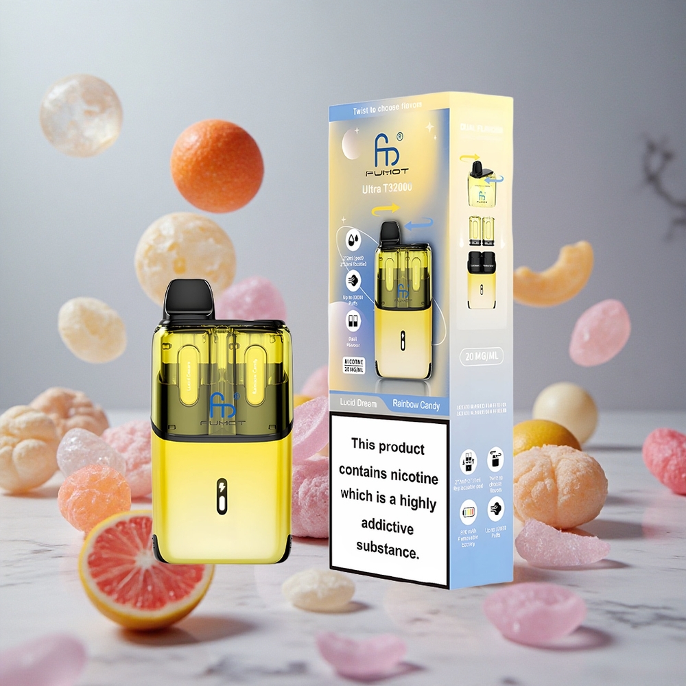 Fumot Ultra T32000 Vape Desechable 32000 Puffs Caramelo Arcoíris - Sueño Lúcido Carga Rápida Tipo-C