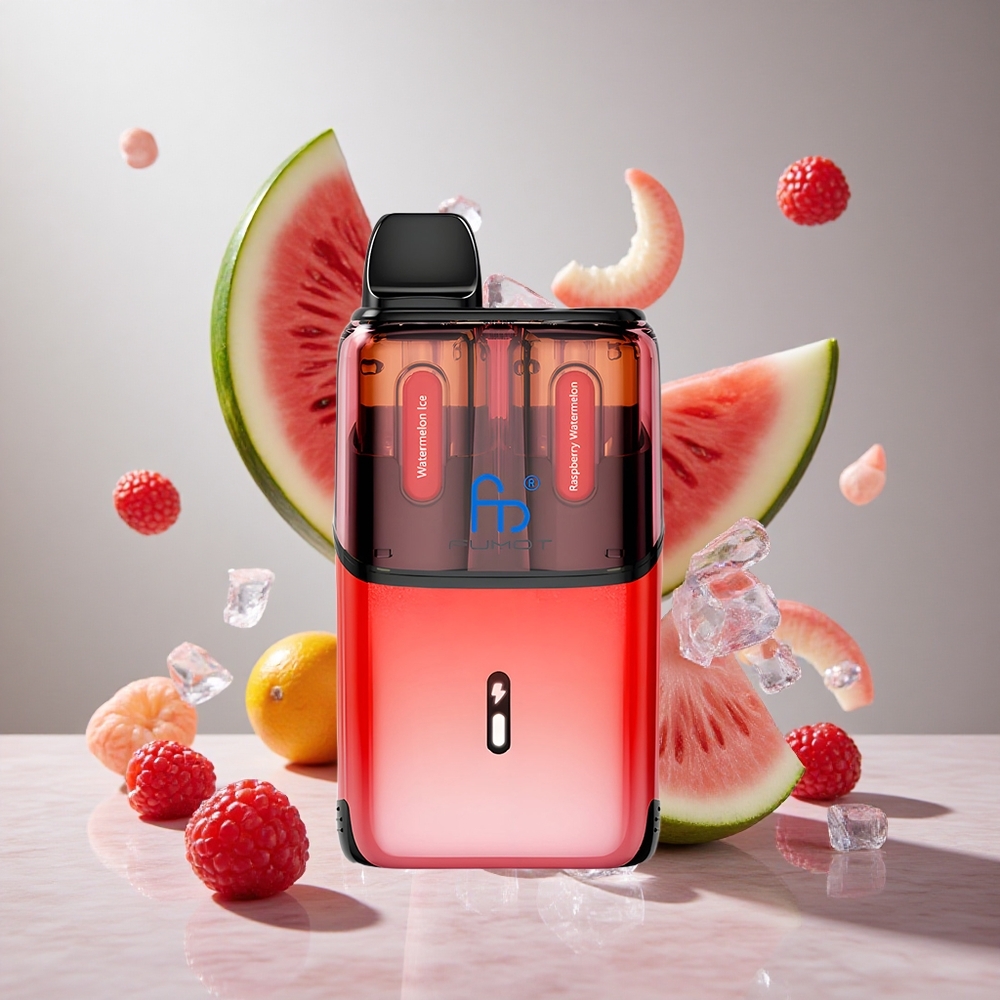 Fumot Ultra T32000 Vape Desechable 32000 Puffs Sandía Helada - Frambuesa Sandía