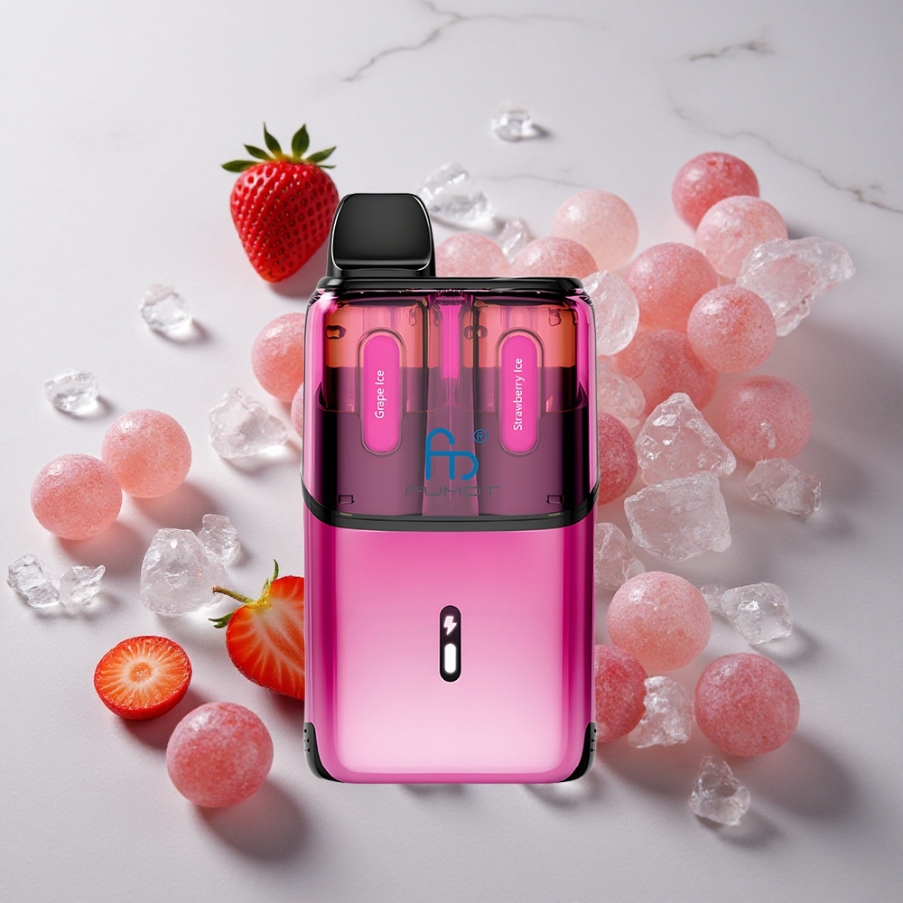 Fumot Ultra T32000 Vape Desechable 32000 Puffs Uva Helada - Fresa Helada Carga Rápida Tipo-C