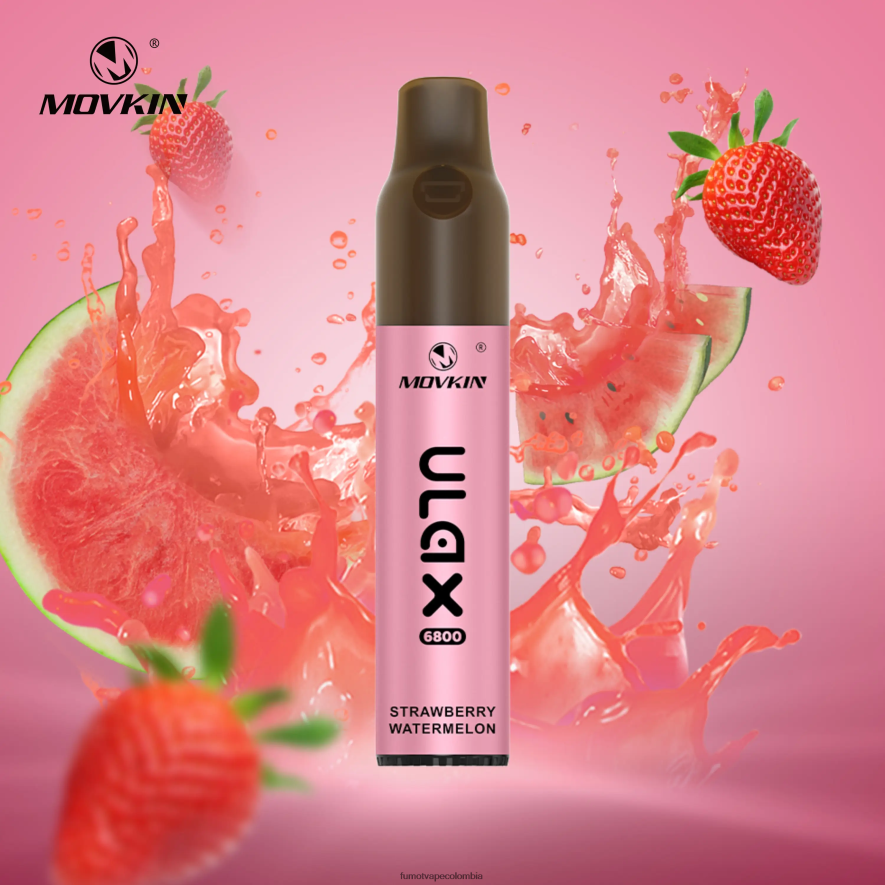 Fumot vape sabores - Vape desechable 6800, bobina de cerámica - 8 ml (1 pieza) frambuesa agridulce Fumot Movkin Ulax 66880J320