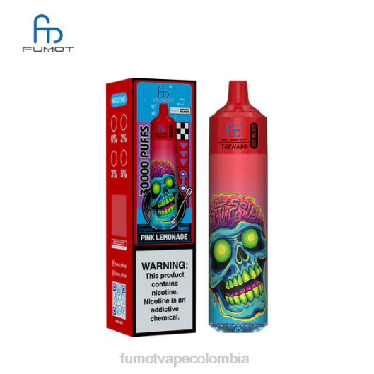Fumot Factory - Fumot Tornado Música 30K limonada rosa 486H23
